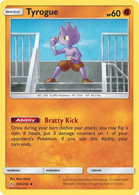 Tyrogue - SM - Unbroken Bonds (SM10) #100/214 - Uncommon Pokémon Trading Card