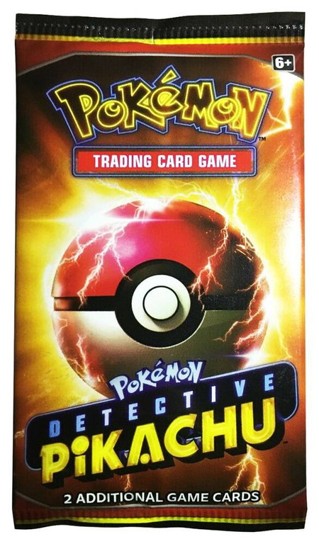 Detective Pikachu Special Promo Booster Pack - Detective Pikachu Pokémon trading card