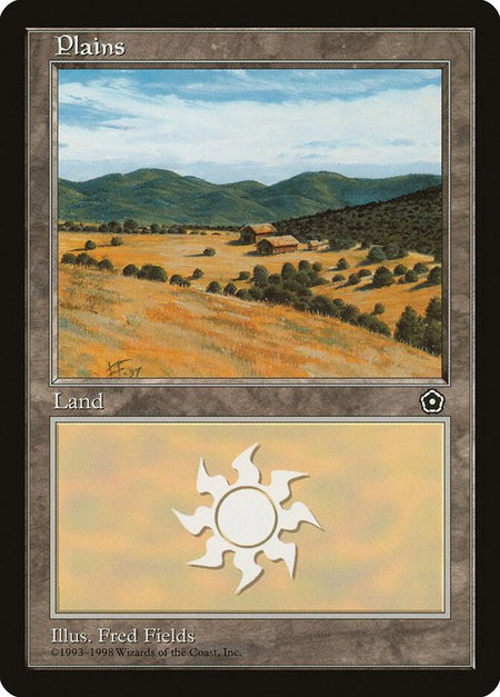 Plains (160) - Portal Second Age Magic: The Gathering trading card