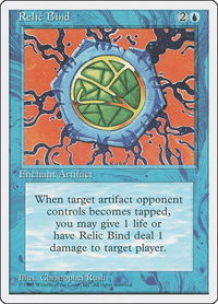 Relic Bind - Fourth Edition (4ED) #97 - Rare Magic: The Gathering Trading Card