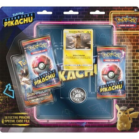 Detective Pikachu Special Case File - 3 Pack Booster Blister - Detective Pikachu Pokémon trading card