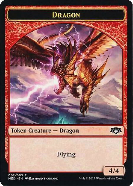 Dragon Token - Mythic Edition: War of the Spark Magic: The Gathering trading card