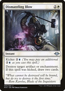 Dismantling Blow - Modern Horizons (MH1) #5 - Uncommon Magic: The Gathering Trading Card