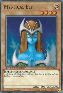 Mystical Elf - Speed Duel: Attack from the Deep (SBAD) #SBAD-EN003 - Common / Short Print YuGiOh Trading Card