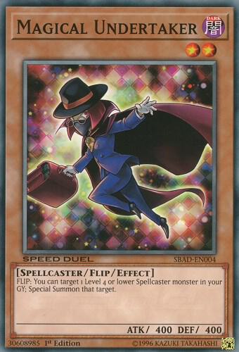 Magical Undertaker trading card from Speed Duel: Attack from the Deep Magical Undertaker - Speed Duel: Attack from the Deep YuGiOh trading card