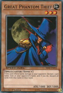 Great Phantom Thief - Speed Duel: Attack from the Deep (SBAD) #SBAD-EN012 - Common / Short Print YuGiOh Trading Card