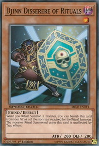 Djinn Disserere of Rituals - Speed Duel: Attack from the Deep (SBAD) #SBAD-EN013 - Common / Short Print YuGiOh Trading Card