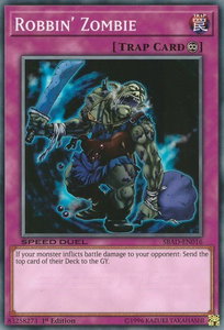 Robbin' Zombie - Speed Duel: Attack from the Deep (SBAD) #SBAD-EN016 - Common / Short Print YuGiOh Trading Card