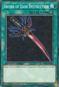 Sword of Dark Destruction - Speed Duel: Attack from the Deep (SBAD) #SBAD-EN019 - Common / Short Print YuGiOh Trading Card