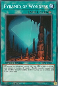 Pyramid of Wonders - Speed Duel: Attack from the Deep (SBAD) #SBAD-EN020 - Common / Short Print YuGiOh Trading Card