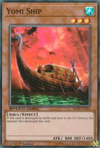 Yomi Ship - Speed Duel: Attack from the Deep (SBAD) #SBAD-EN024 - Super Rare YuGiOh Trading Card