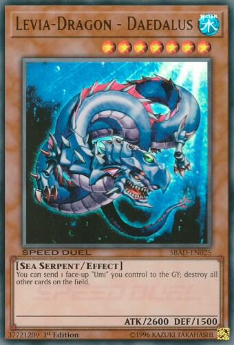 Levia-Dragon - Daedalus - Speed Duel: Attack from the Deep YuGiOh trading card