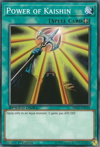 Power of Kaishin - Speed Duel: Attack from the Deep (SBAD) #SBAD-EN030 - Common / Short Print YuGiOh Trading Card