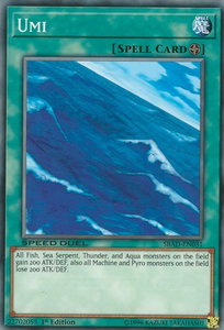 Umi - Speed Duel: Attack from the Deep (SBAD) #SBAD-EN031 - Common / Short Print YuGiOh Trading Card