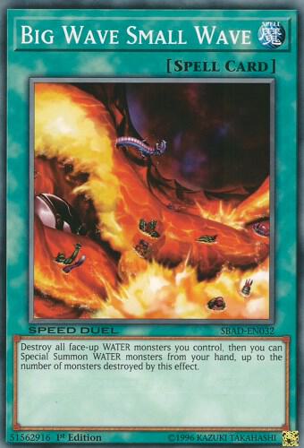 Big Wave Small Wave - Speed Duel: Attack from the Deep YuGiOh trading card