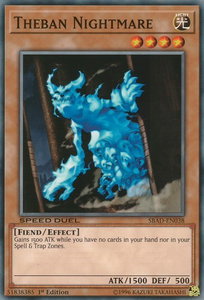 Theban Nightmare - Speed Duel: Attack from the Deep (SBAD) #SBAD-EN038 - Common / Short Print YuGiOh Trading Card