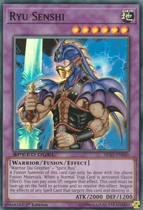 Ryu Senshi - Speed Duel: Attack from the Deep (SBAD) #SBAD-EN040 - Super Rare YuGiOh Trading Card