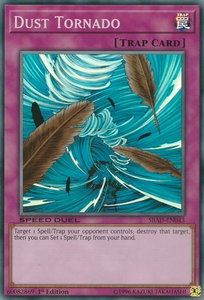 Dust Tornado - Speed Duel: Attack from the Deep (SBAD) #SBAD-EN043 - Super Rare YuGiOh Trading Card
