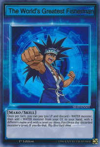 The World's Greatest Fisherman - Speed Duel: Attack from the Deep (SBAD) #SBAD-ENS01 - Ultra Rare YuGiOh Trading Card