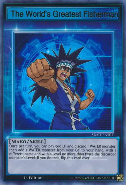 The World's Greatest Fisherman - Speed Duel: Attack from the Deep YuGiOh trading card