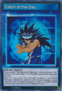Catch of the Day - Speed Duel: Attack from the Deep (SBAD) #SBAD-ENS03 - Super Rare YuGiOh Trading Card