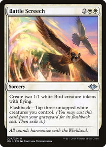 Battle Screech - Modern Horizons (MH1) #4 - Uncommon Magic: The Gathering Trading Card
