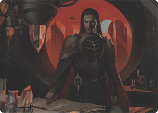 Yawgmoth, Thran Physician (Art Series) trading card from Art Series: Modern Horizons Yawgmoth, Thran Physician (Art Series) - Art Series: Modern Horizons Magic: The Gathering trading card