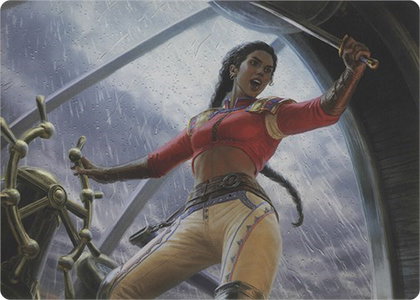 Sisay, Weatherlight Captain (Art Series) - Art Series: Modern Horizons (ASMH1) #16 - Special Magic: The Gathering Trading Card