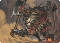 Spinehorn Minotaur (Art Series) - Art Series: Modern Horizons (ASMH1) #38 - Special Magic: The Gathering Trading Card