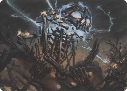Lightning Skelemental (Art Series) - Art Series: Modern Horizons Magic: The Gathering trading card
