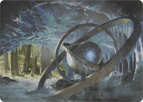 Arcum's Astrolabe (Art Series) trading card from Art Series: Modern Horizons Arcum's Astrolabe (Art Series) - Art Series: Modern Horizons Magic: The Gathering trading card