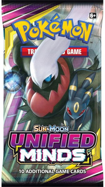 Unified Minds Booster Pack - SM - Unified Minds Pokémon trading card
