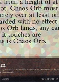 Chaos Orb (8 of 9) (Ultra Pro Puzzle Quest) - Media Promos (MEDIA) #1 - Special Magic: The Gathering Trading Card