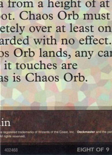 Chaos Orb (8 of 9) (Ultra Pro Puzzle Quest) - Media Promos Magic: The Gathering trading card