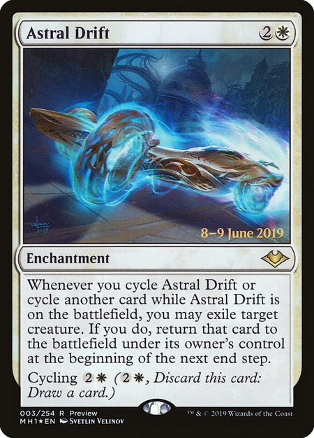 Astral Drift (Alternate Art) - Prerelease Cards Magic: The Gathering trading card