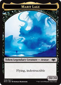 Marit Lage // Goblin Double-Sided Token - Modern Horizons (MH1) #6 // 10 - Token Magic: The Gathering Trading Card
