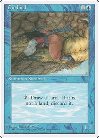 Sindbad - Fourth Edition (4ED) #100 - Uncommon Magic: The Gathering Trading Card