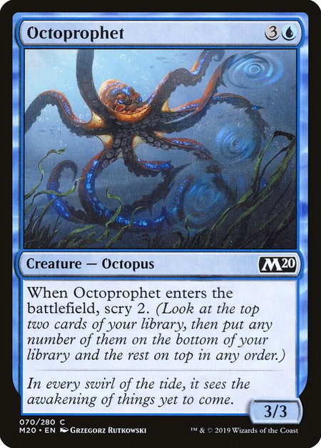 Octoprophet - Core Set 2020 Magic: The Gathering trading card