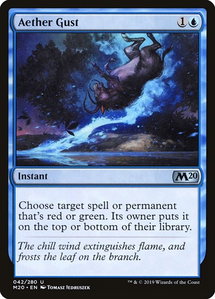 Aether Gust - Core Set 2020 (M20) #42 - Uncommon Magic: The Gathering Trading Card