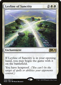 Leyline of Sanctity - Core Set 2020 (M20) #26 - Rare Magic: The Gathering Trading Card