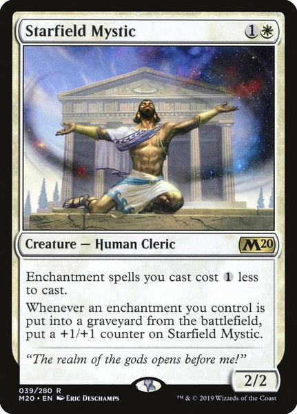 Starfield Mystic - Core Set 2020 Magic: The Gathering trading card