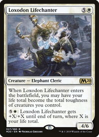 Loxodon Lifechanter - Core Set 2020 (M20) #27 - Rare Magic: The Gathering Trading Card