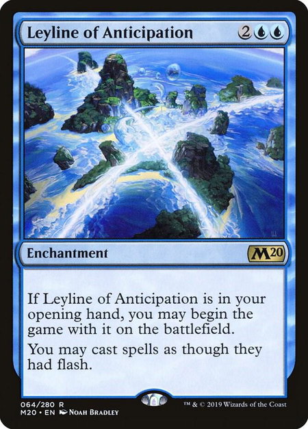 Leyline of Anticipation - Core Set 2020 Magic: The Gathering trading card