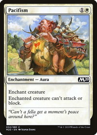 Pacifism - Core Set 2020 (M20) #32 - Common Magic: The Gathering Trading Card