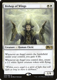 Bishop of Wings - Core Set 2020 (M20) #8 - Rare Magic: The Gathering Trading Card