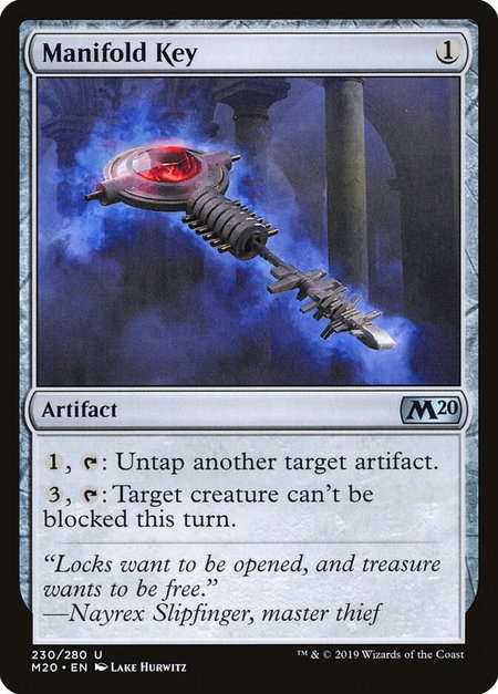 Manifold Key - Core Set 2020 Magic: The Gathering trading card