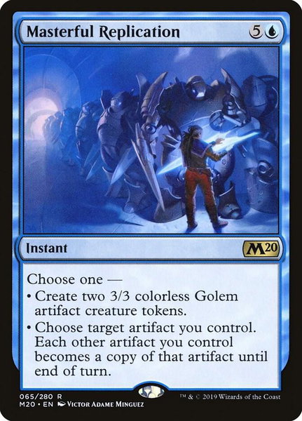 Masterful Replication - Core Set 2020 Magic: The Gathering trading card