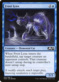 Frost Lynx - Core Set 2020 (M20) #62 - Common Magic: The Gathering Trading Card