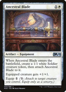 Ancestral Blade - Core Set 2020 (M20) #3 - Uncommon Magic: The Gathering Trading Card