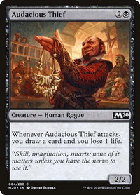 Audacious Thief - Core Set 2020 (M20) #84 - Common Magic: The Gathering Trading Card
